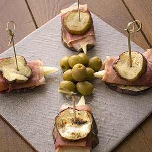 Montadito ibérico con Queso Las Terceras
