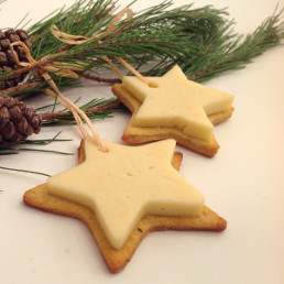 Galletas navideñas de queso manchego