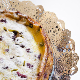 Tarta de queso manchego D.O.P. y arándanos Las Terceras