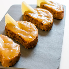 Tostadas de Mermelada y Queso manchego D.O.P. Las Terceras