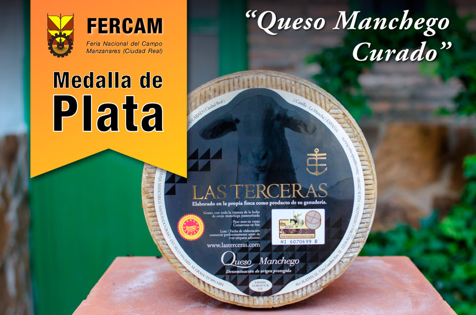 Nuestro queso manchego curado medalla de plata en Fercam