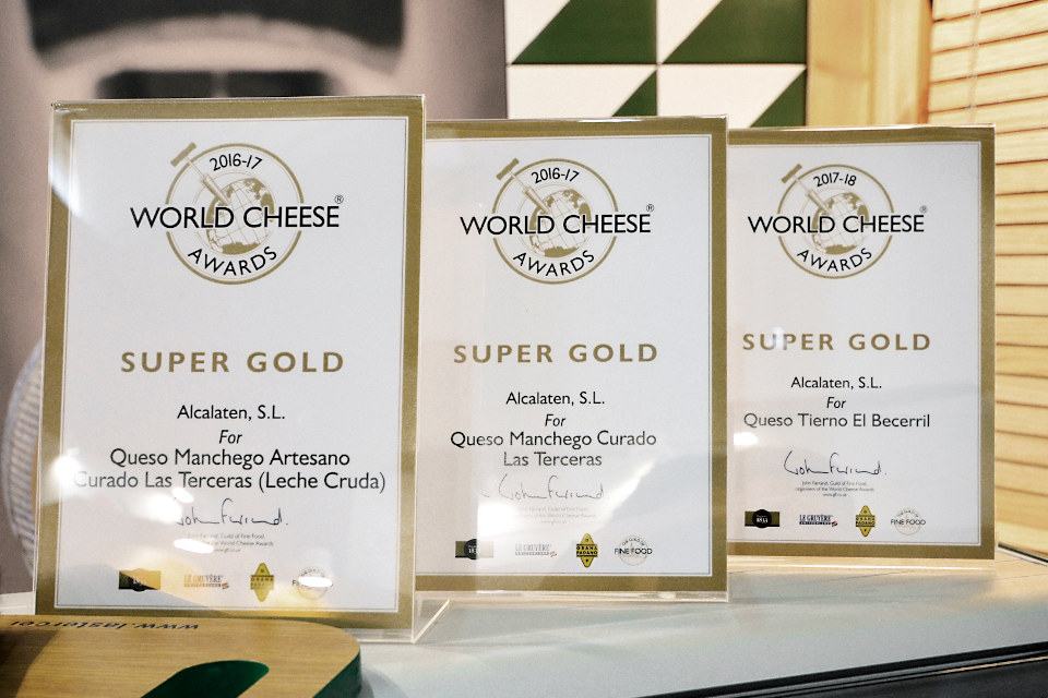 Nuestros quesos manchegos premiados