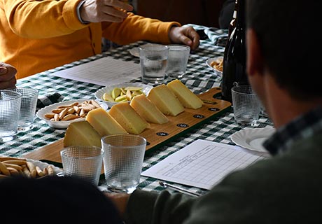 Cata a ciegas de queso manchego