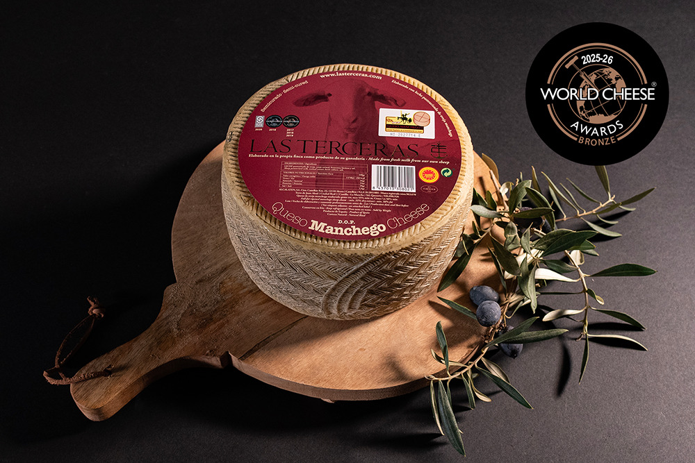 Medalla de bronce al queso manchego semicurado DOP en el World Cheese Awards 2025