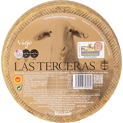 Prix décernés à notre fromage Manchego vieilli au lait cru