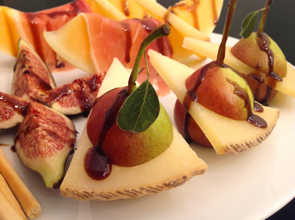 Antipasto con queso manchego Las Terceras D.O.P.