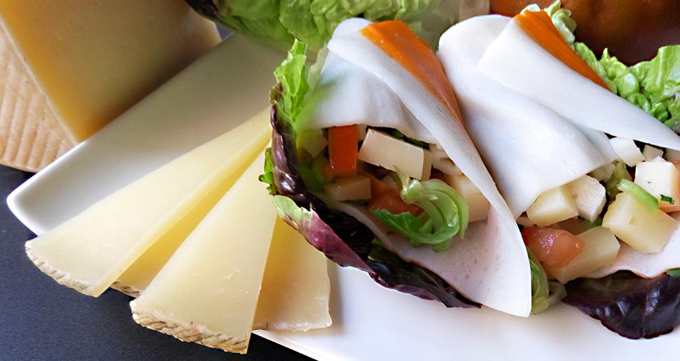 Wrap De Surimi Con Queso Manchego Semicurado Las Terceras D.O.P.