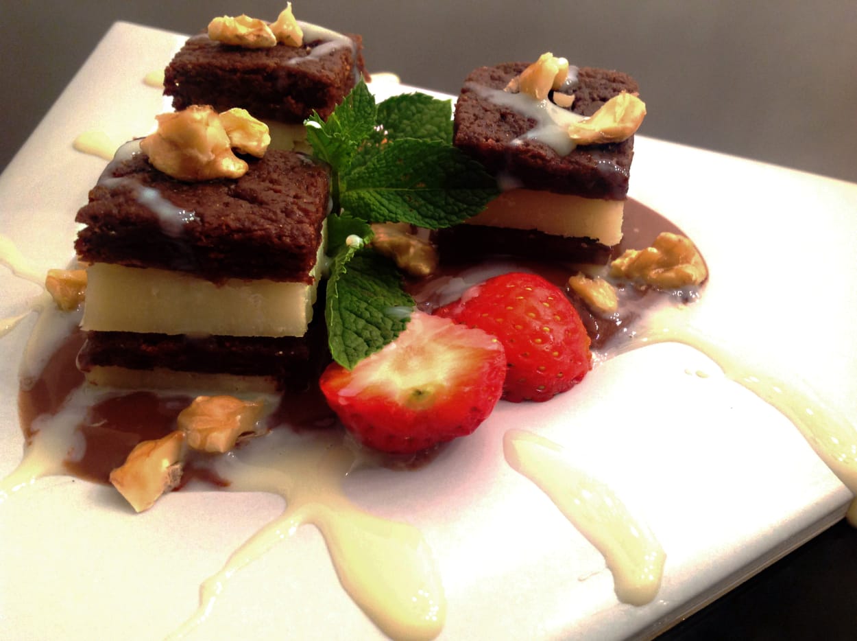 Brownies with Las Terceras manchego cheese P.D.O. | Las Terceras