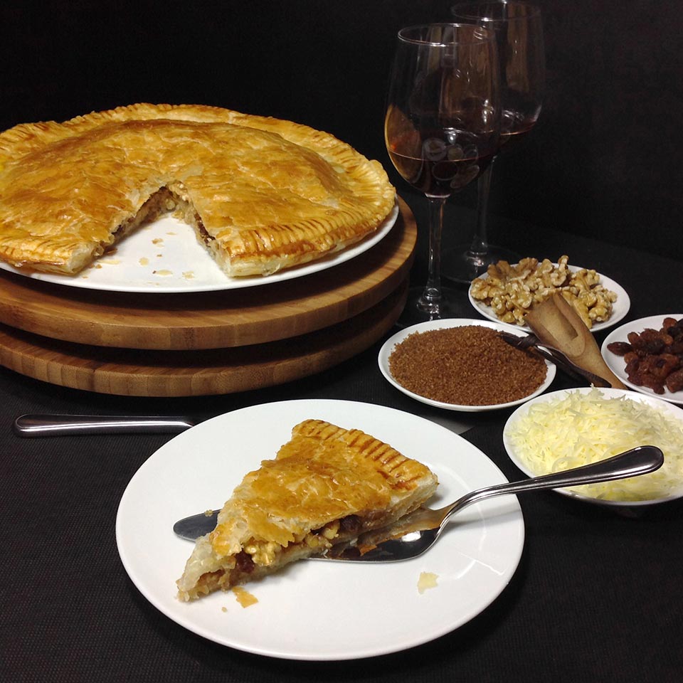 Empanada de queso Manchego Las Terceras DOP y frutos secos