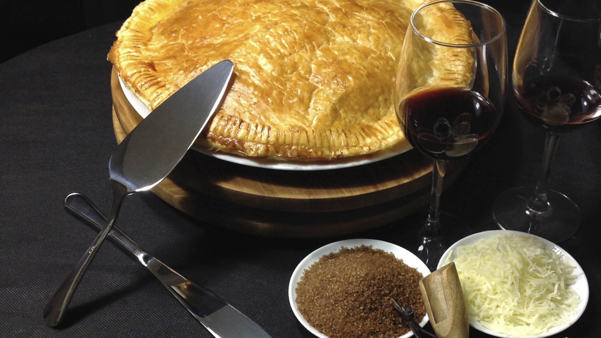 Empanada au fromage Manchego semi-affiné Las Terceras AOP et fruits secs