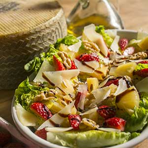 Ensalada Tropical con Queso Manchego Las Terceras D.O.P.