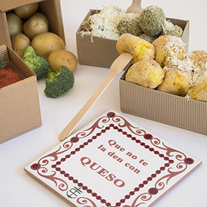 Croquetas de patata y queso manchego curado Las Terceras D.O.P.