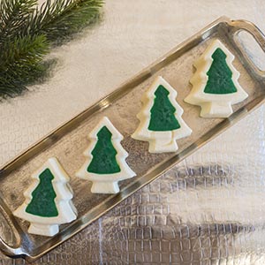 Postre navideño de crema de queso tierno El Becerril