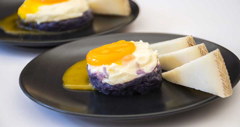 Fondue de frutas y queso manchego DOP Las Terceras