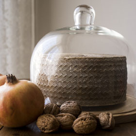 Presentation Of Manchego Cheese